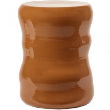 Sgabello Serax Arancio Terra Cotta Smaltata