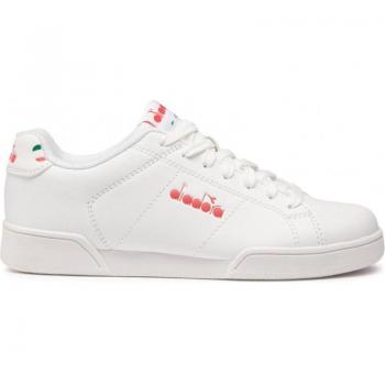 Zapatillas Deportivas Diadora para Mujer - Blanco y Rojo