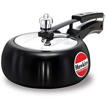 Hawkins CB20 snelkookpan, hard geanodiseerd, 2 liter, Contura zwart