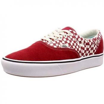Zapatillas Vans ComfyCush Era Check Rojo Hombre