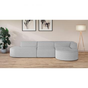 Andas L-Form Sofa EIVIND mit Wellenunterfederung