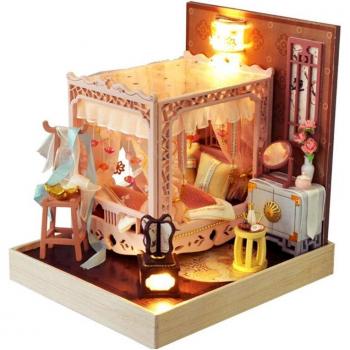 Kit DIY de Casa en Miniatura a Prueba de Polvo