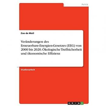 Veränderungen des Erneuerbare-Energien-Gesetzes (EEG) von 2000 bis 2020. Ökologische Treffsicherheit und ökonomische Effizienz