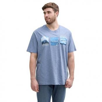 TOM TAILOR Plus Size T-Shirt mit Foto-Print für Herren