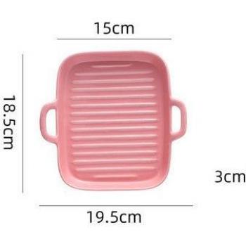 Binaural Ceramic Baking Plate