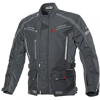 Büse Torino II wasserdichte Motorradjacke - Schwarz/Dunkelgrau 110
