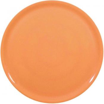 Talerz Pizzowy w Pomarańczowym Odcieniu – Porcelanowy, 31 cm, Pakiet 6