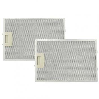 Vhbw - 2x filtres permanent à graisse compatible avec Siemens LC66650/04, LC66651/01, LC66651/02, LC66651/03, LC66651/04