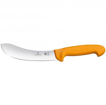 Desollador Profesional de Acero Inoxidable Victorinox Swibo 18 cm con Mango Naranja
