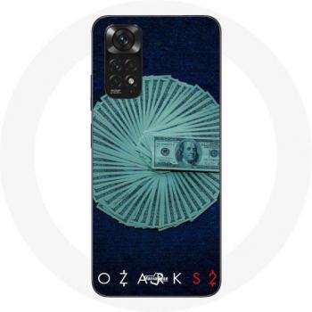 Estuche Elegante Xiaomi Redmi Note 11S Ozark Serie 4 Brillo Plateado