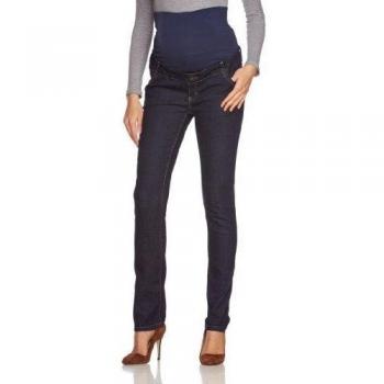 ESPRIT - Pantalón premamá slim fit para mujer, talla 46, color azul oscuro