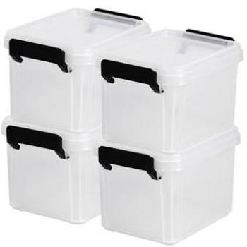 Iris Ohyama - BPA-freie Aufbewahrungsbox mit Clipdeckel