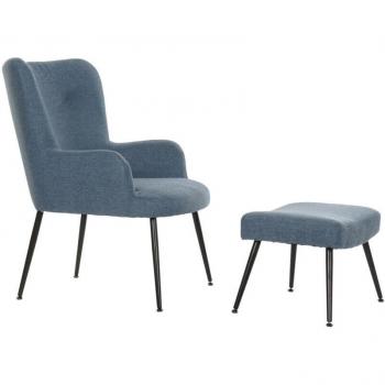 Fijalo Sillon Set 2: Poliéster + Metal, 70×60×84 cm – Modelo MB191901