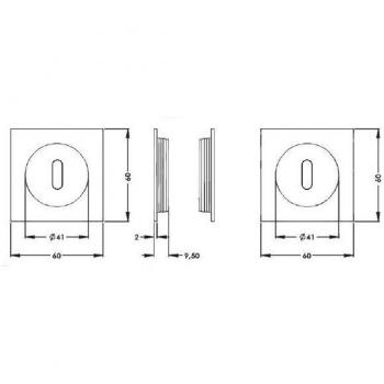 Asa Tazón Cuadrado Karcher Design EPDQ3 BB 83
