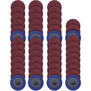 Kit 50 disques 2 Roloc 120g – Ponçage Air meuleuse, assortiment
