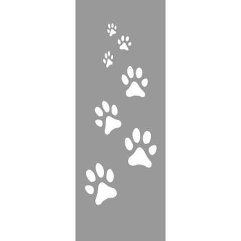 Cat Paw Border Pattern Stencil 15x40 cm – Graine Créative – {color}