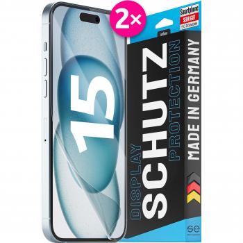 Smart Engineered se 3D Schutzfolie Apple iPhone 15 (2 Stück)