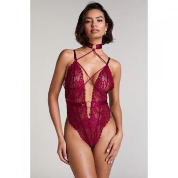 Brandy Body Open‑Crotch Red