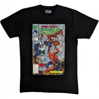 T-shirt Spider-Man in cotone unisex per adulti con Venom e Carnage
