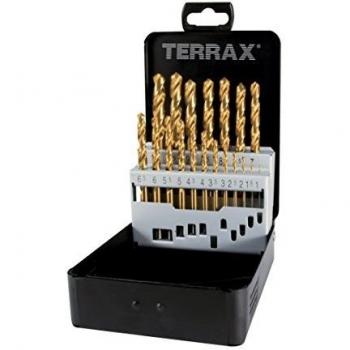 Ruko Jeux de forets en cassette industrielle DIN 338 type N, HSS‑TiN, taillés meulés