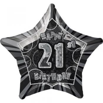 21st Birthday Foil Balloon
