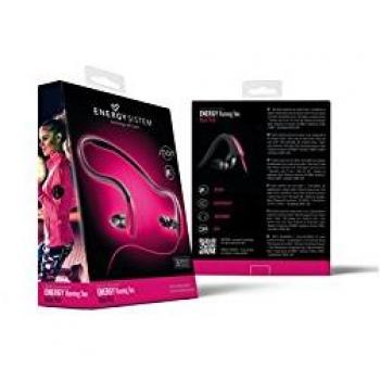 Neon-Pink Energy Sistem Sport‑Earphones „Running Two“ – leicht, flexibel und robust