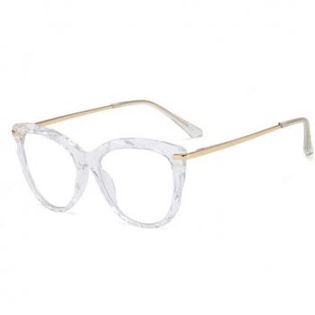 Metal Frame Blue Light Proof Glasses for Women