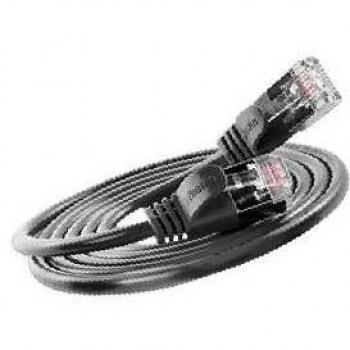 Wirewin Slimpatchkabel Cat 6A U/FTP 1 m Schwarz