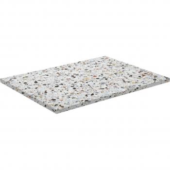 Piano Tavolo Maliana Rettangolare VEGA in Terrazzo 80x60 cm