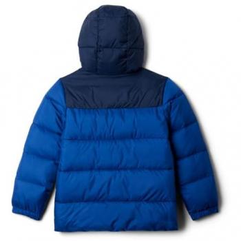 Giacca con cappuccio Columbia Puffect blu elettrico neonati - 2T
