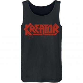 Top Ancho de Hombre Negro con Logo Kreator Hate Über Alles