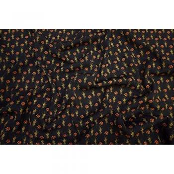 Lady McElroy Navy Lena Crepe Textile