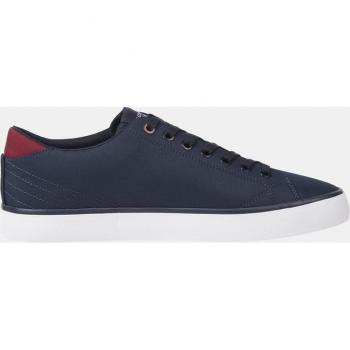 Tommy Hilfiger Herren Sneakers Th Hi Vulc Low Stripes Mesh Blau Größe 41