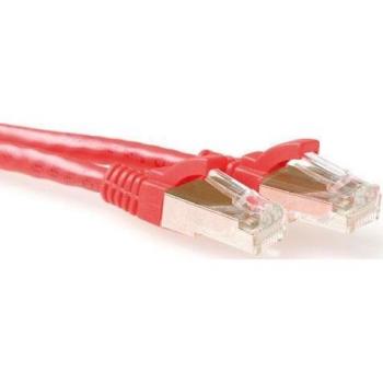 Cavo di Rete 7 Metri S/FTP Cat6a Rosso con Connettori RJ45