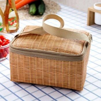 Waterproof Rattan Picnic Food Container