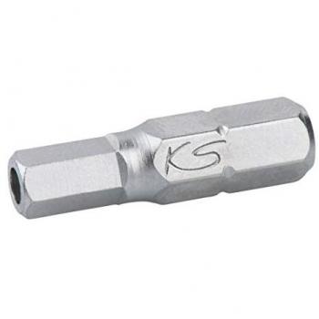 Inserto esagonale 1/4' con foro, 1/8', 25mm
