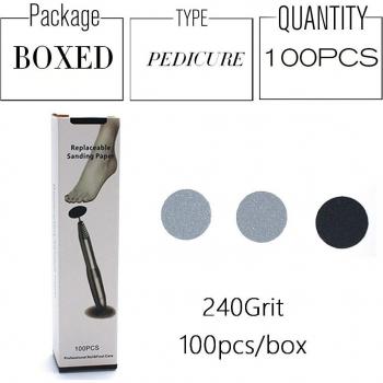 100PCS Pedicure Sanding Disks