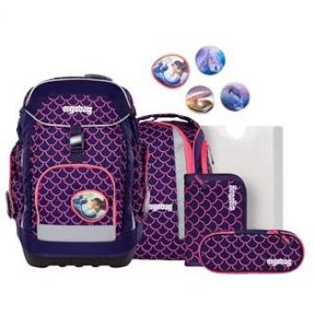 Ergobag Schulranzen Maxi Lumi - Schulrucksack Set 6tlg. Modell 2025 (1-tlg)