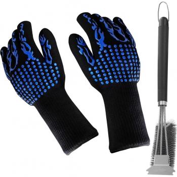 Grillhandschuhe mit hoher Temperaturbeständigkeit, 1 Paar