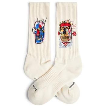 Chaussettes Basquiat x Jimmy Lion Beige