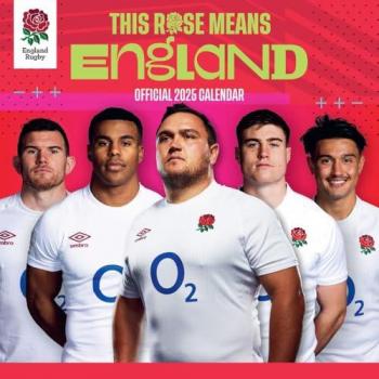 England Rugby Union 2025 - Wandkalender