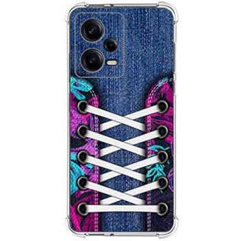 Funda Silicona Antigolpes Xiaomi Redmi Note 12 Pro+ Plus 5G Zapatillas 06