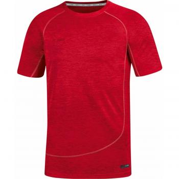 JAKO Herren T-Shirt Active Basics, rot meliert, S