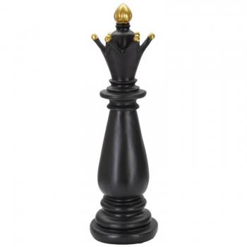 Alfil de Ajedrez Dorado Negro – 12,5 × 38,5 cm
