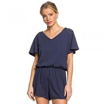 Roxy Bali Free Love - Combishort Femme Manches Courtes, Mood Indigo, FR (Taille XS)