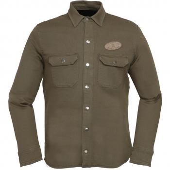 Oliwer Modeka Camicia Moto Verde 3XL