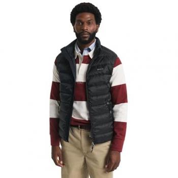 GANT Chaleco Negro de Plumas Ligero M