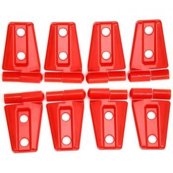 Door Hinge Protector Covers for Jeep Wrangler JK JKU 2007-2018 - 8 Pack