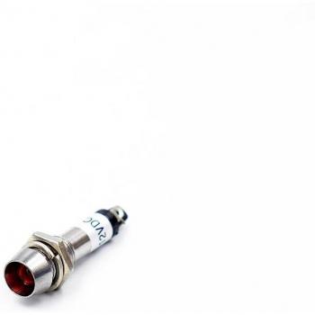 3Pcs XD8-1 Power Supply Signal Light, LED Indicator, Red Green Orange Yellow, AC220V DC12V DC24V, 8mm Opening