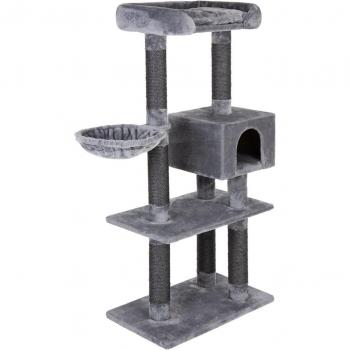 Arbre à chat Nox, gris clair + support de fixation universel